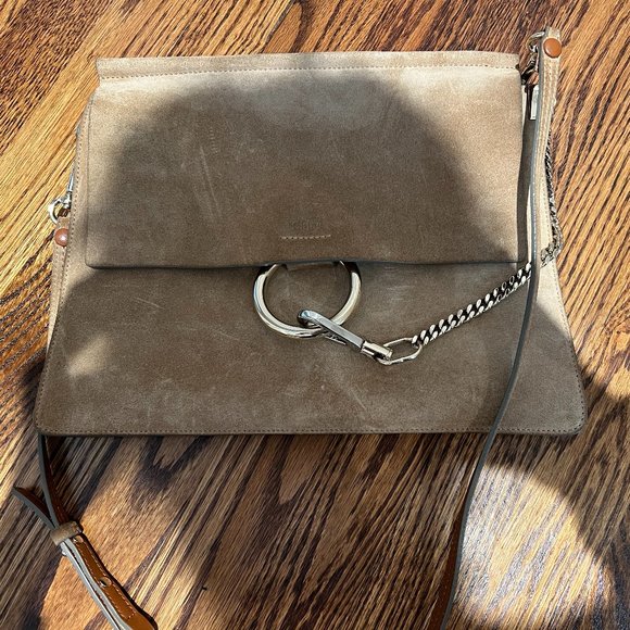 Chloe Suede Faye Bag - Picture 1 of 2